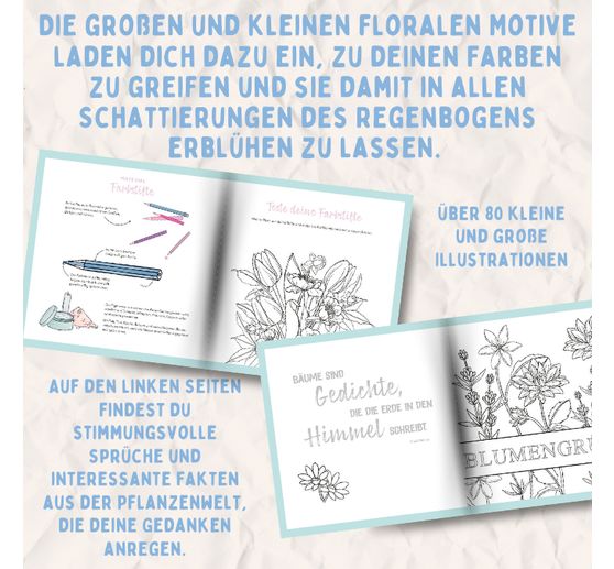 Book "Colorful World - Zarte Blumengrüße"
