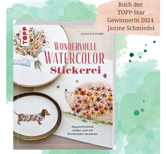 Buch "Wundervolle Watercolor Stickerei"