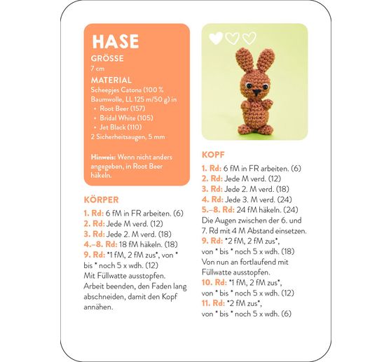Kartenset "55 x häkeln - Mini-Amigurumi"