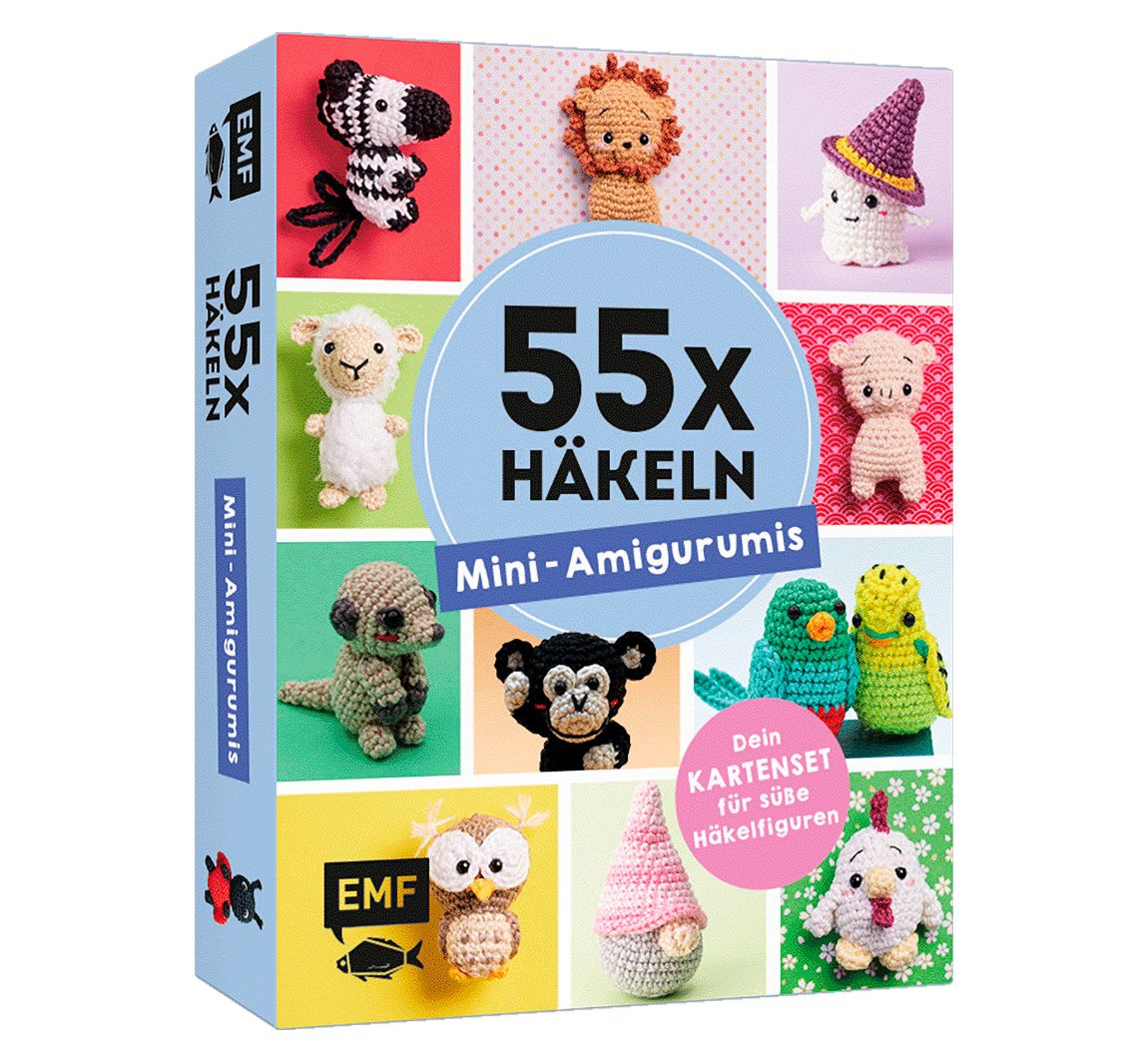 Kartenset "55 x häkeln - Mini-Amigurumi"
