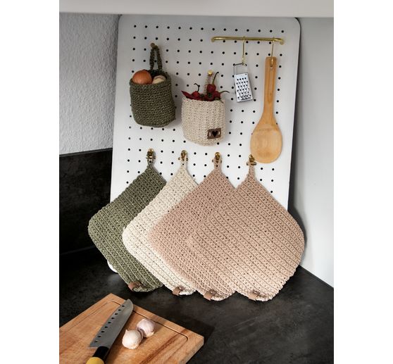Recycling Garn mit Goldfaden, Ø 4mm