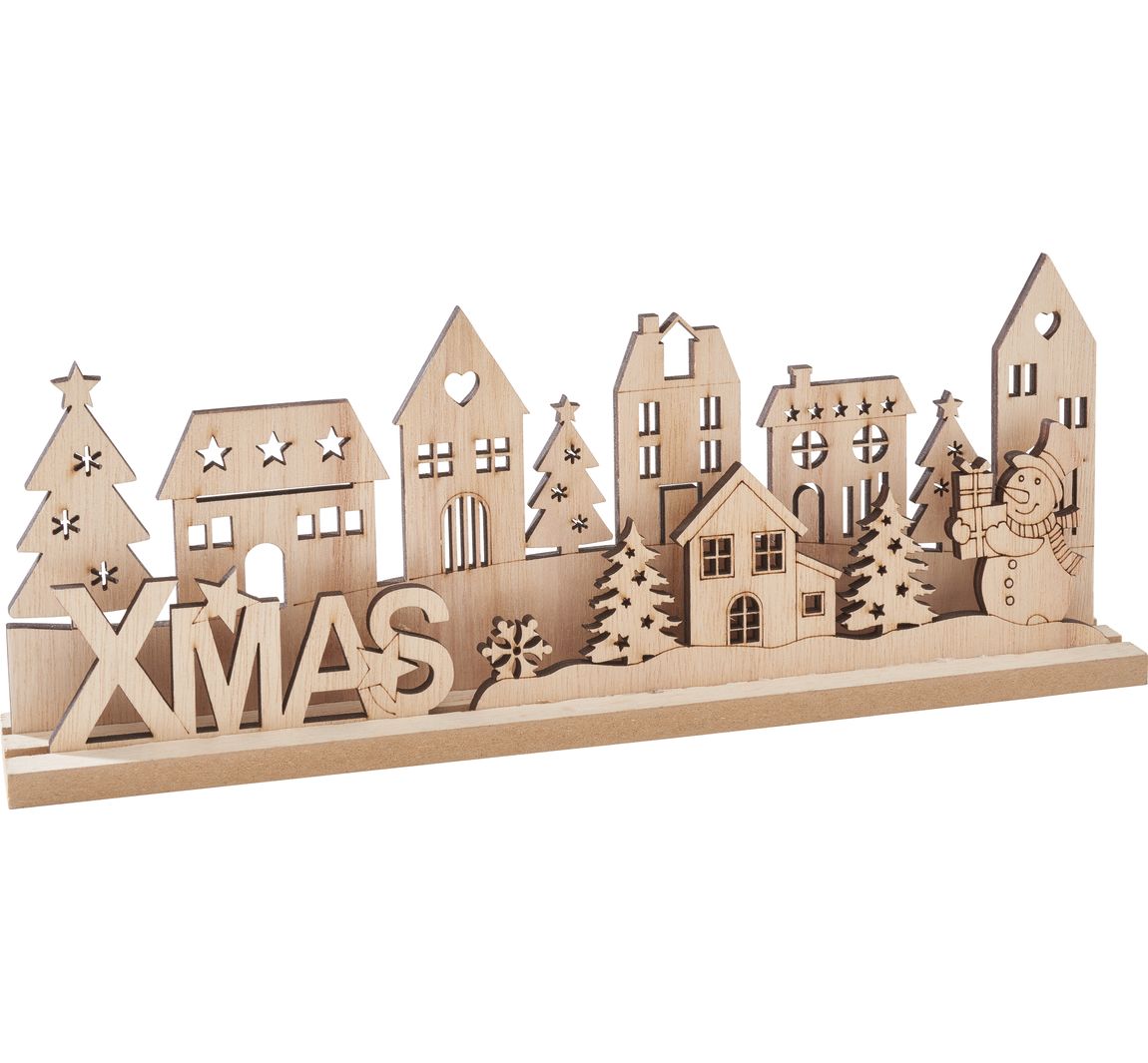 VBS Holz-Steckmotiv "Weihnachtsdorf Xmas"