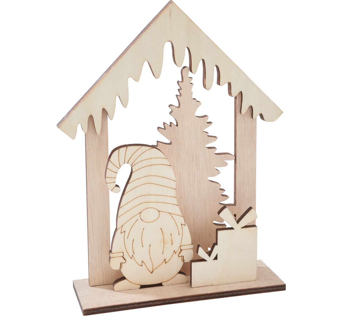 VBS Holz-Steckmotiv "Wichtelhaus"