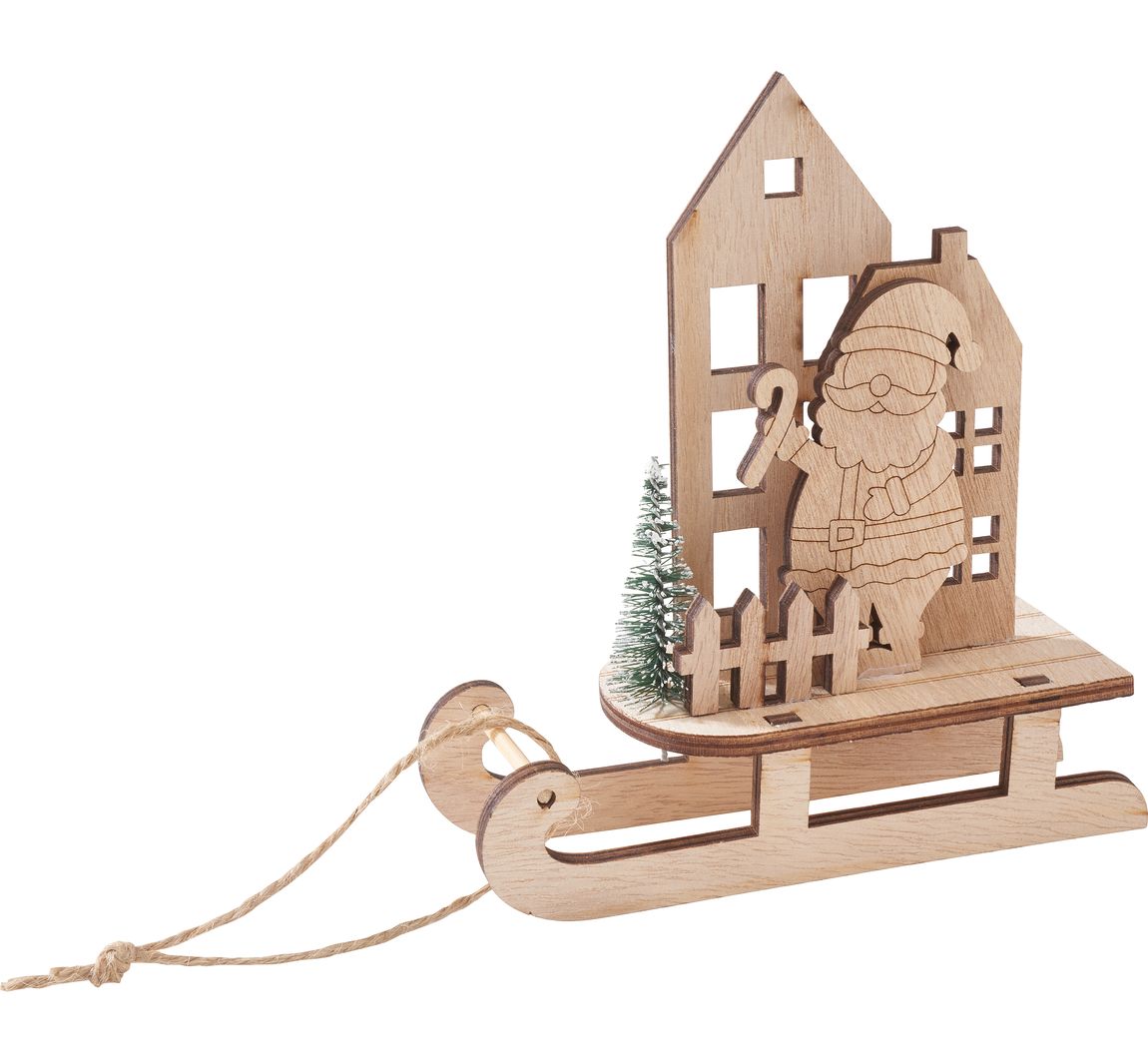 VBS Holz-Steckmotiv "Santas Schlitten"