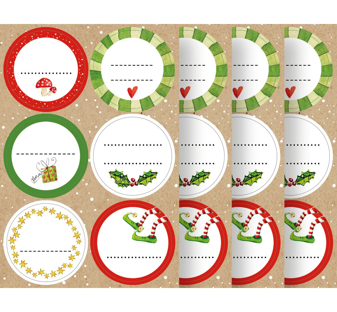 Sticker "Jolly Christmas"
