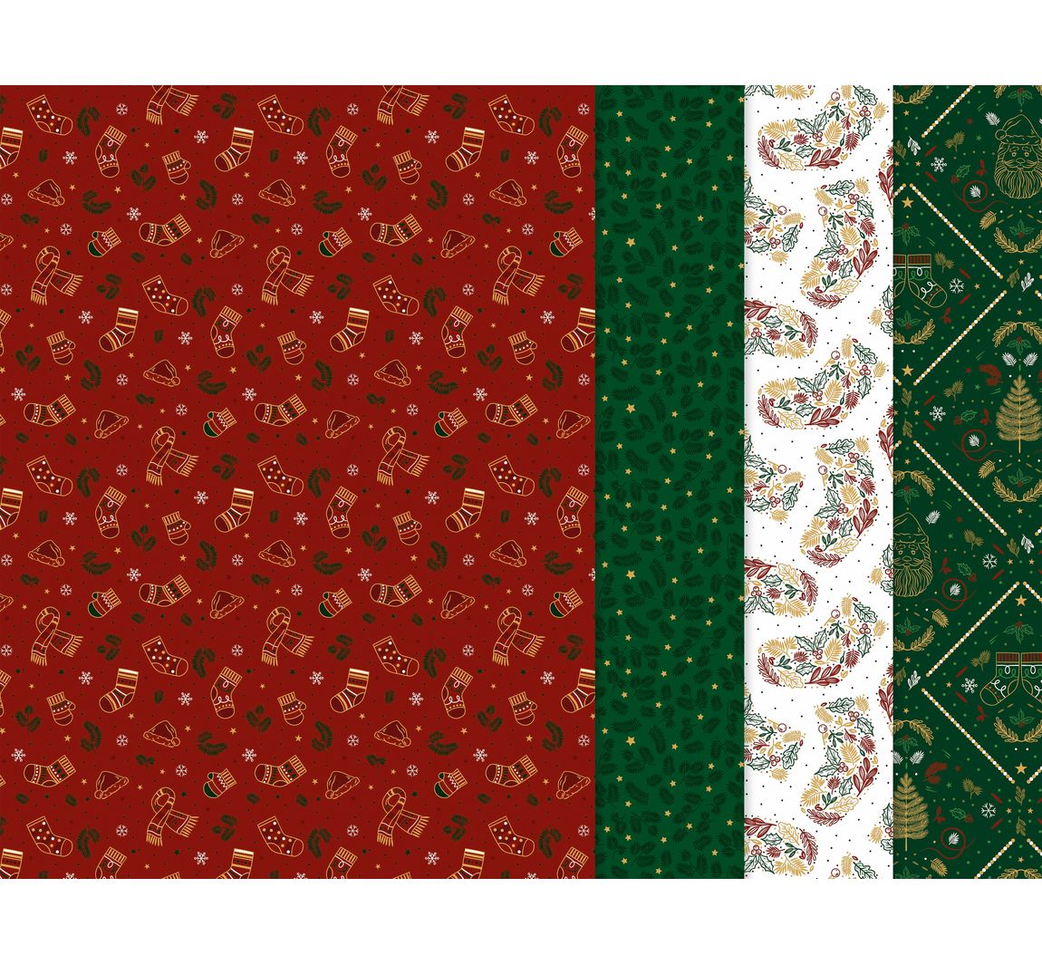 Décopatch Pocket Hot-Foil Collection Mix And Patch "Vintage Weihnachten"