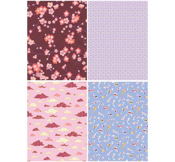 Décopatch Pocket Hot-Foil Collection Mix and Patch "Reise nach Japan"