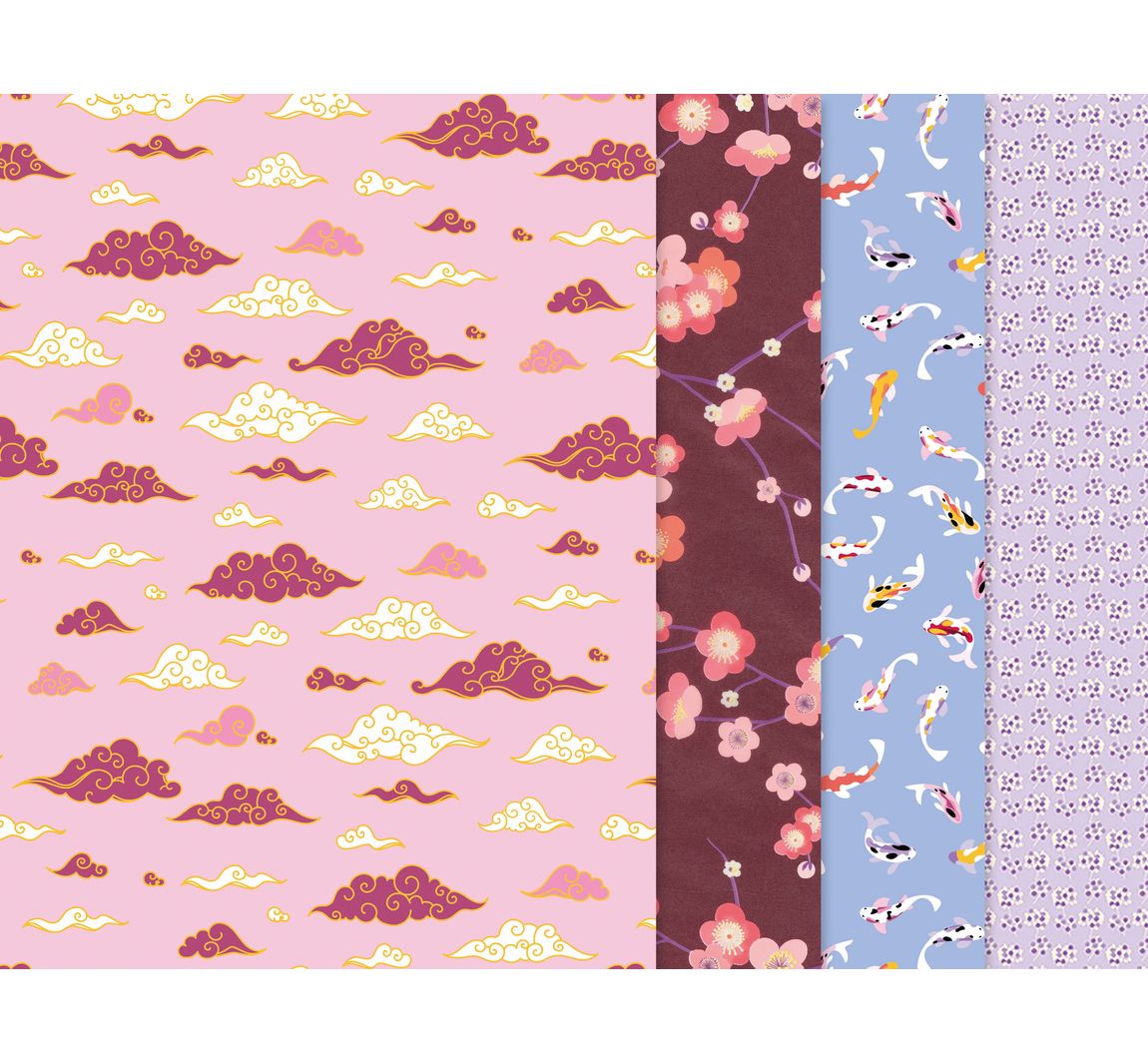 Décopatch Pocket Hot-Foil Collection Mix And Patch "Reise Nach Japan"