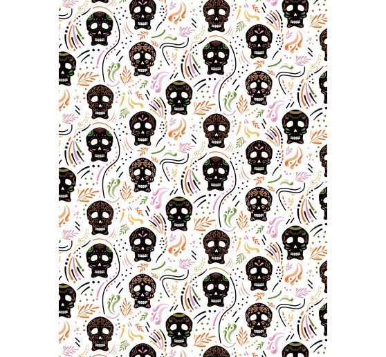 Décopatch Pocket Hot-Foil Collection Mix and Patch "Halloween Skelette"