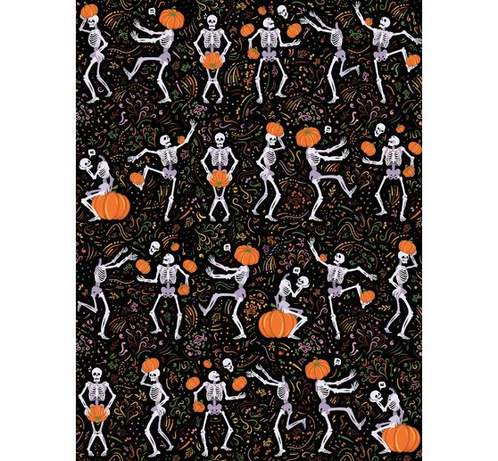 Décopatch Pocket Hot-Foil Collection Mix and Patch "Halloween Skelette"