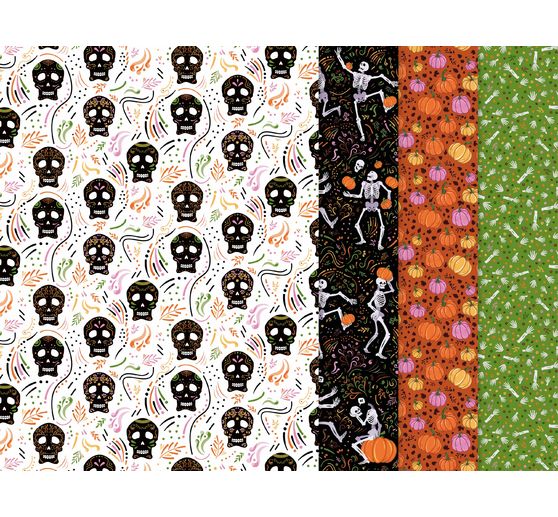 Décopatch Pocket Hot-Foil Collection Mix and Patch "Halloween Skelette"