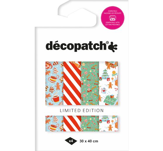 Décopatch Pocket Hot-Foil Collection Mix and Patch "Weihnachtsbäckerei"