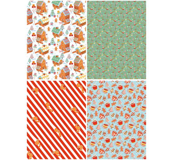 Décopatch Pocket Hot-Foil Collection Mix and Patch "Weihnachtsbäckerei"
