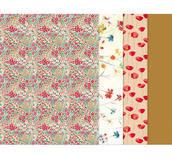 Décopatch Pocket Hot-Foil Collection Mix and Patch "Flower meadows"