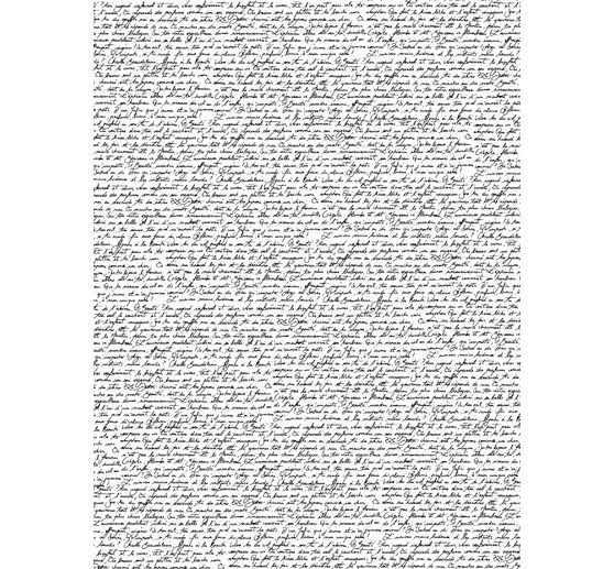 Décopatch-Papier "Schrift"
