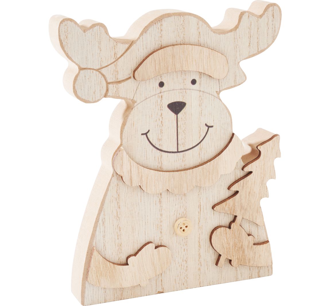 VBS Holz-Figur "Elch"