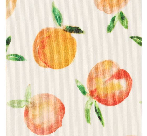 Baumwoll-Stoff "Orangen", Acryl beschichtet