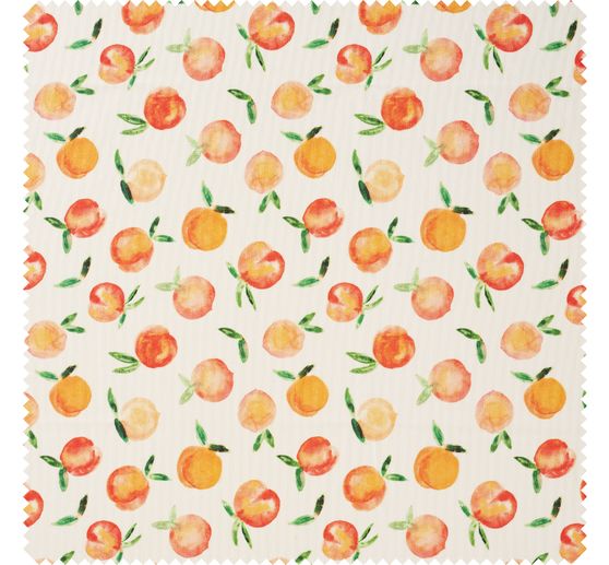 Baumwoll-Stoff "Orangen", Acryl beschichtet