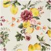 Baumwoll-Stoff "Lemon and Roses"