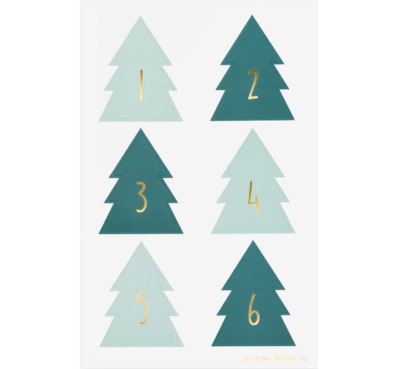 Adventskalendersticker "Christmas Tree"
