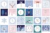 Sticker advent numbers "Winter magic"