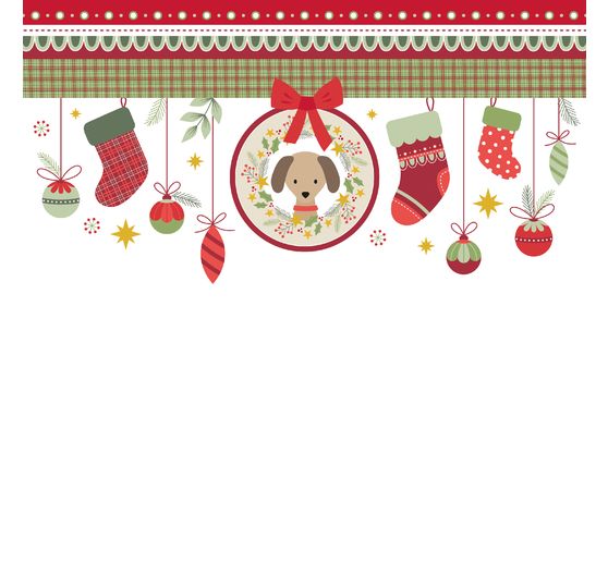 Paper set "Woofy Christmas"