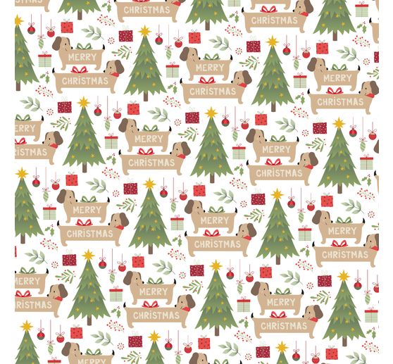 Paper set "Woofy Christmas"