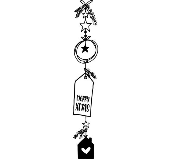 BUTTERER Stempel "Merry Xmas"