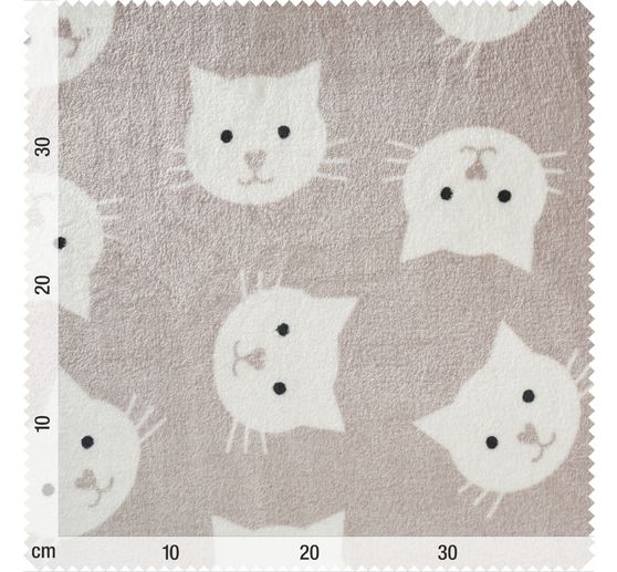 Double-Fleece-Stoff "Katze"