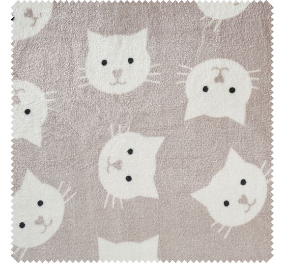Double-Fleece-Stoff "Katze"
