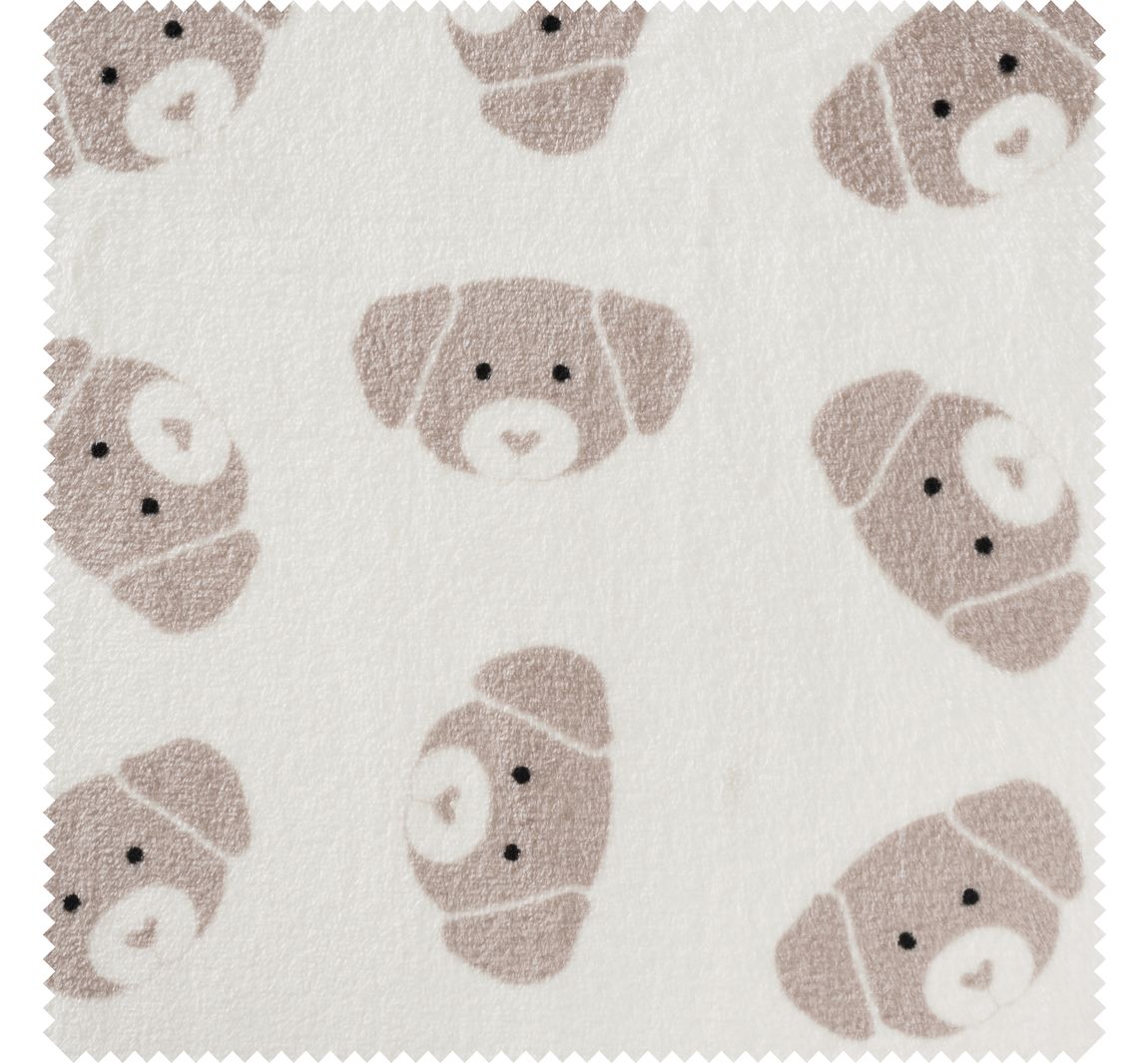 Double-Fleece-Stoff "Cute Dog"