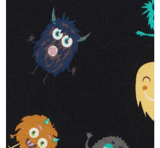 Sweat-Stoff "Funny Monsters"
