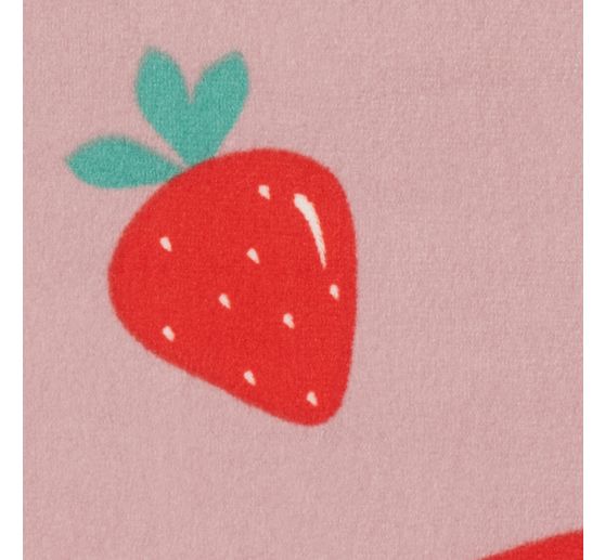 Polyester-Jersey Chilly Print "Erdbeeren"