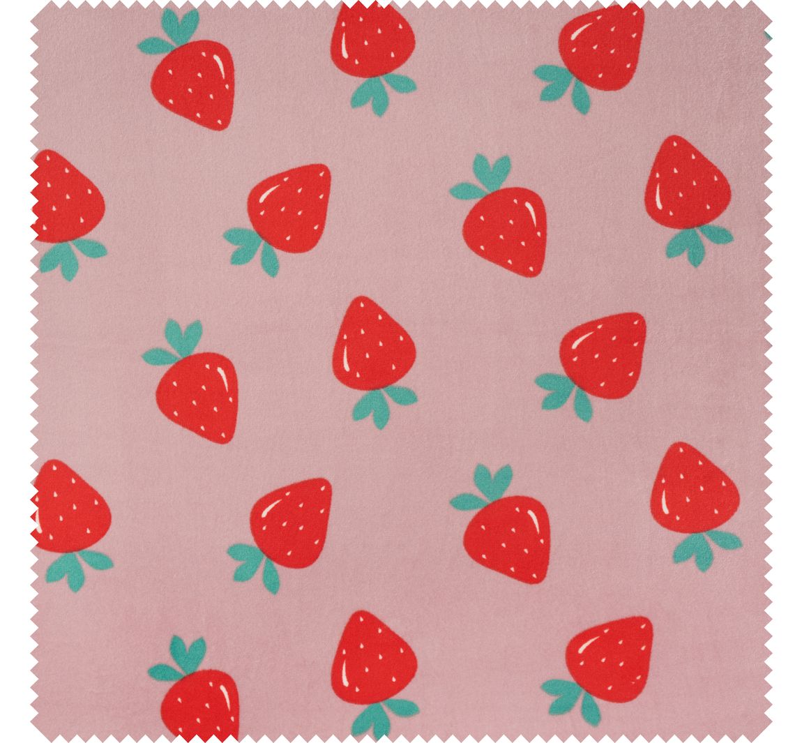 Polyester-Jersey Chilly Print "Erdbeeren"