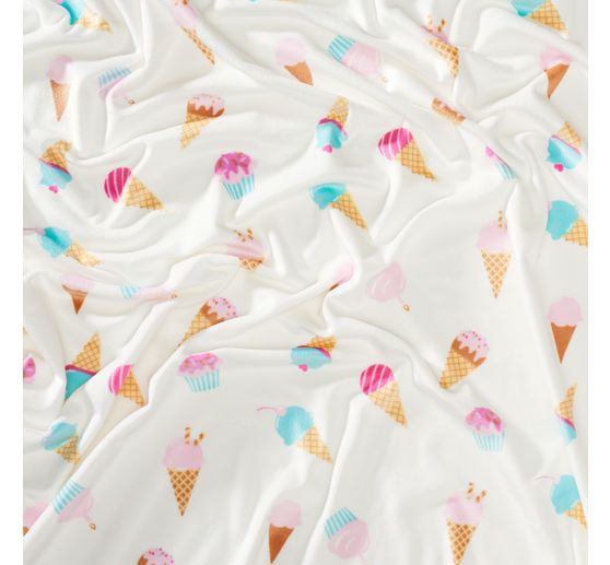 Polyester-Jersey Chilly Print "Ice Cream"