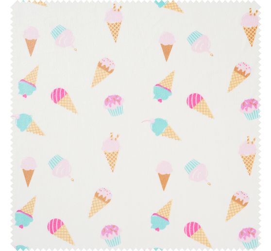 Polyester-Jersey Chilly Print "Ice Cream"