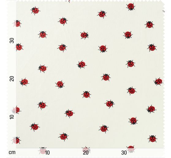 Polyester-Jersey Chilly Print "Marienkäfer"