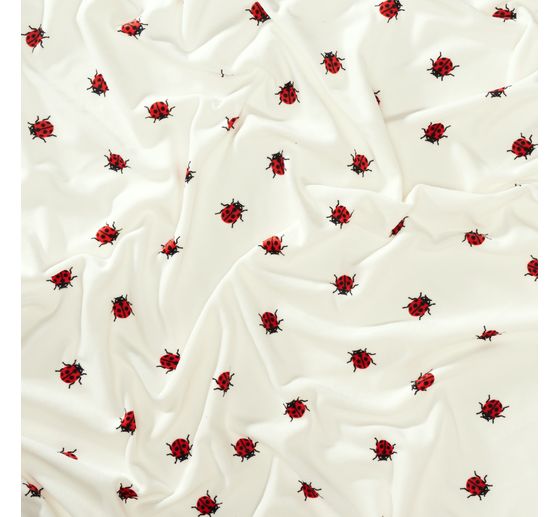 Polyester-Jersey Chilly Print "Marienkäfer"