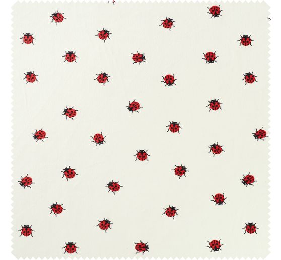 Polyester-Jersey Chilly Print "Marienkäfer"