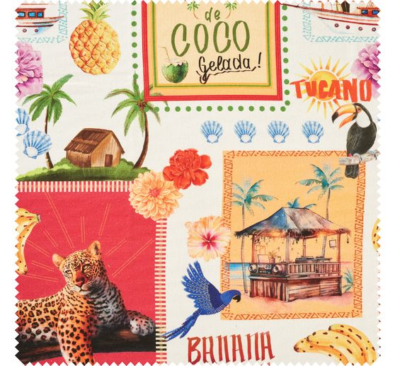 Baumwoll-Stoff "Agua de Coco"