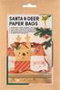 Paper Bag Set "Santa & Deer"