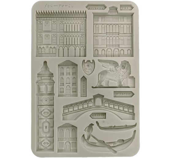 Silikonform A5 "Venice", Monuments
