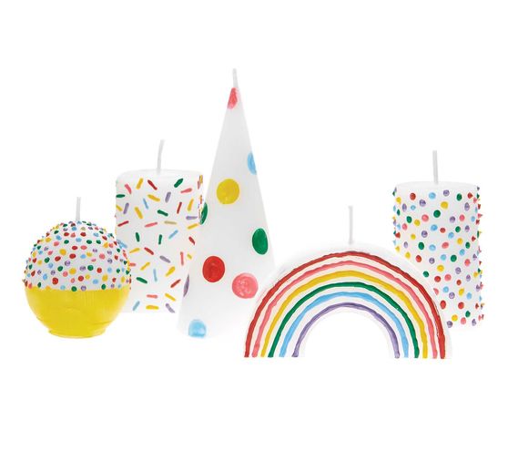 Candle Liner Set "Rainbow"