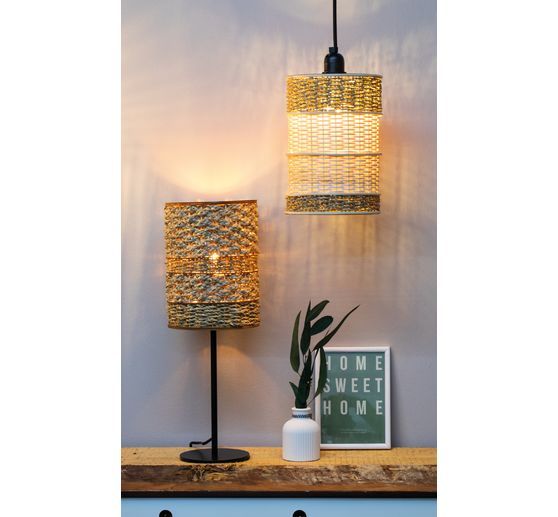 Holzringe-Set "Lampenschirm Natur"