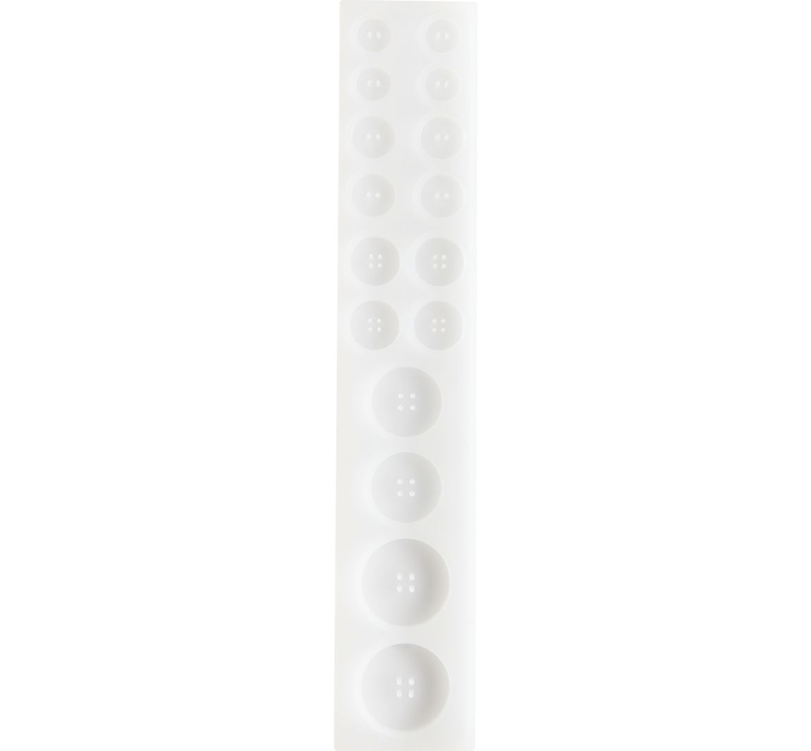 Silikonform für Schmuck "Knöpfe"