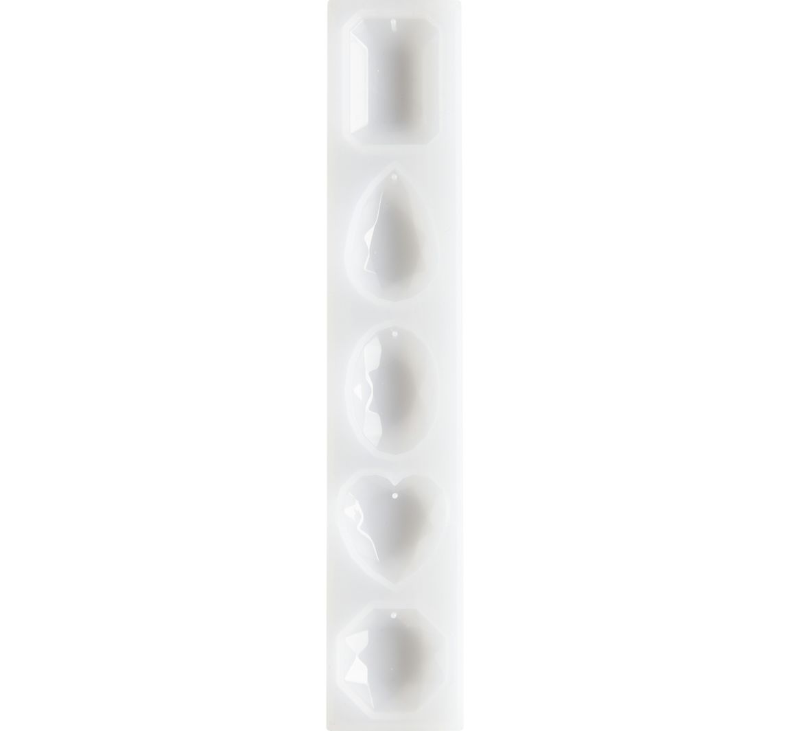 Silikonform für Schmuck "Diamanten-Anhänger"
