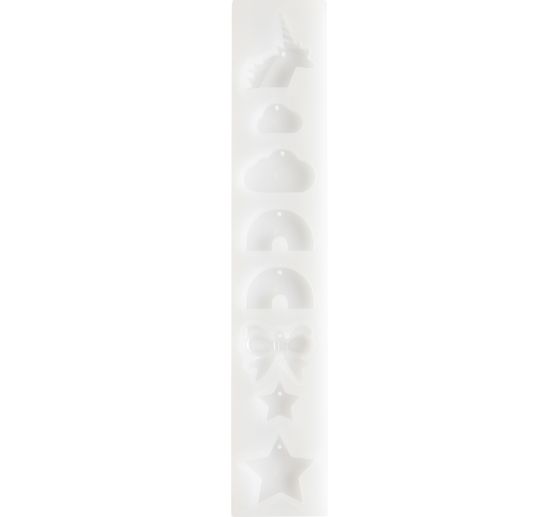 Silikonform für Schmuck "Regenbogen und Co"