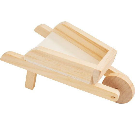 VBS Miniatur-Holzschubkarre