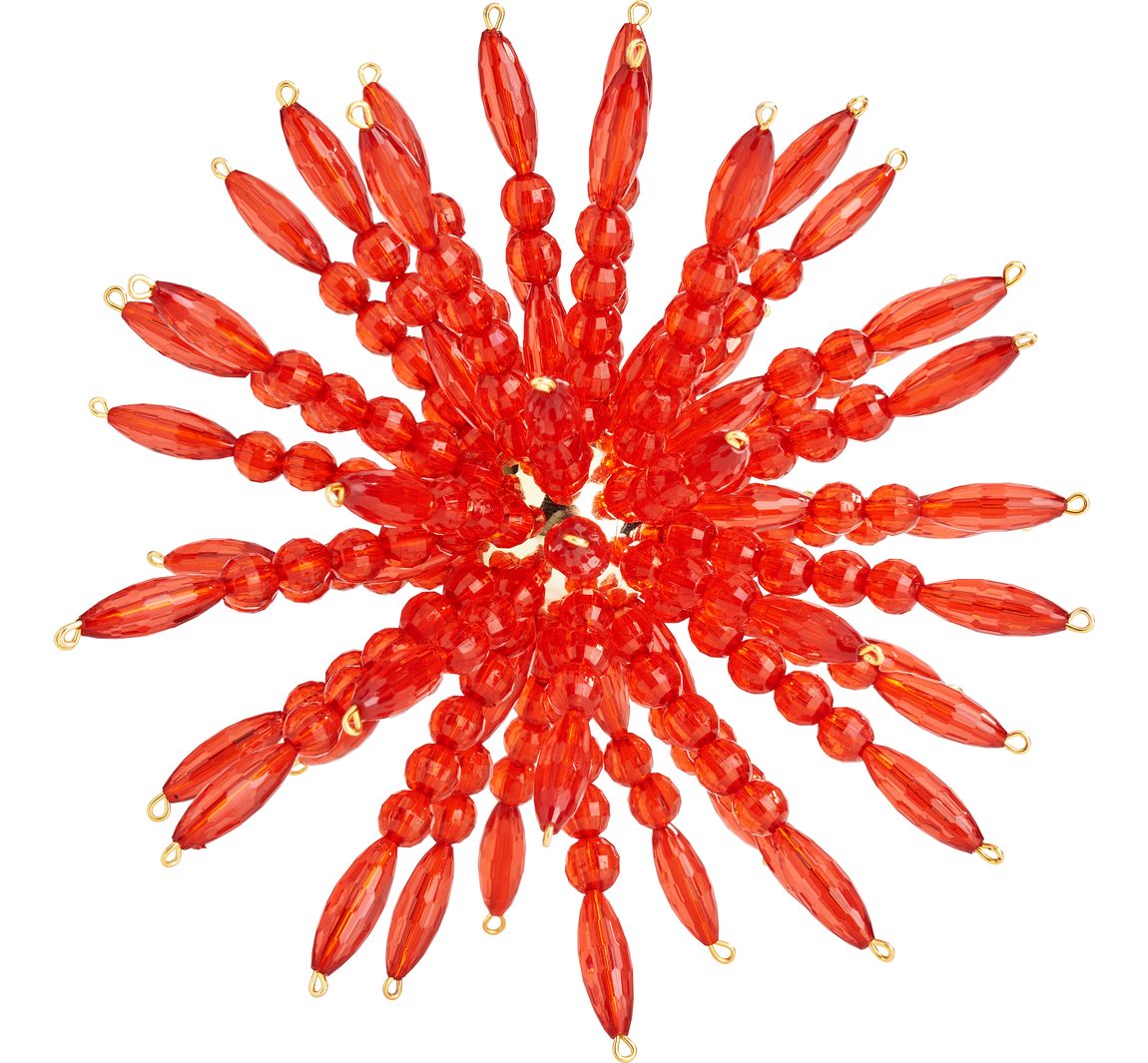 Perlenstern-Komplettset "Ruby Red"