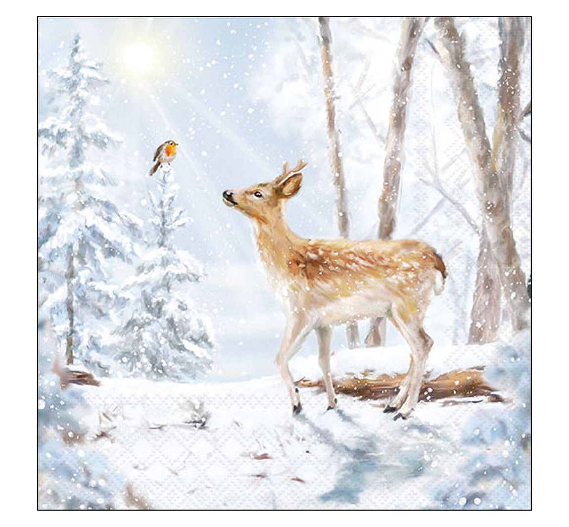 Serviette "Winterwelt"
